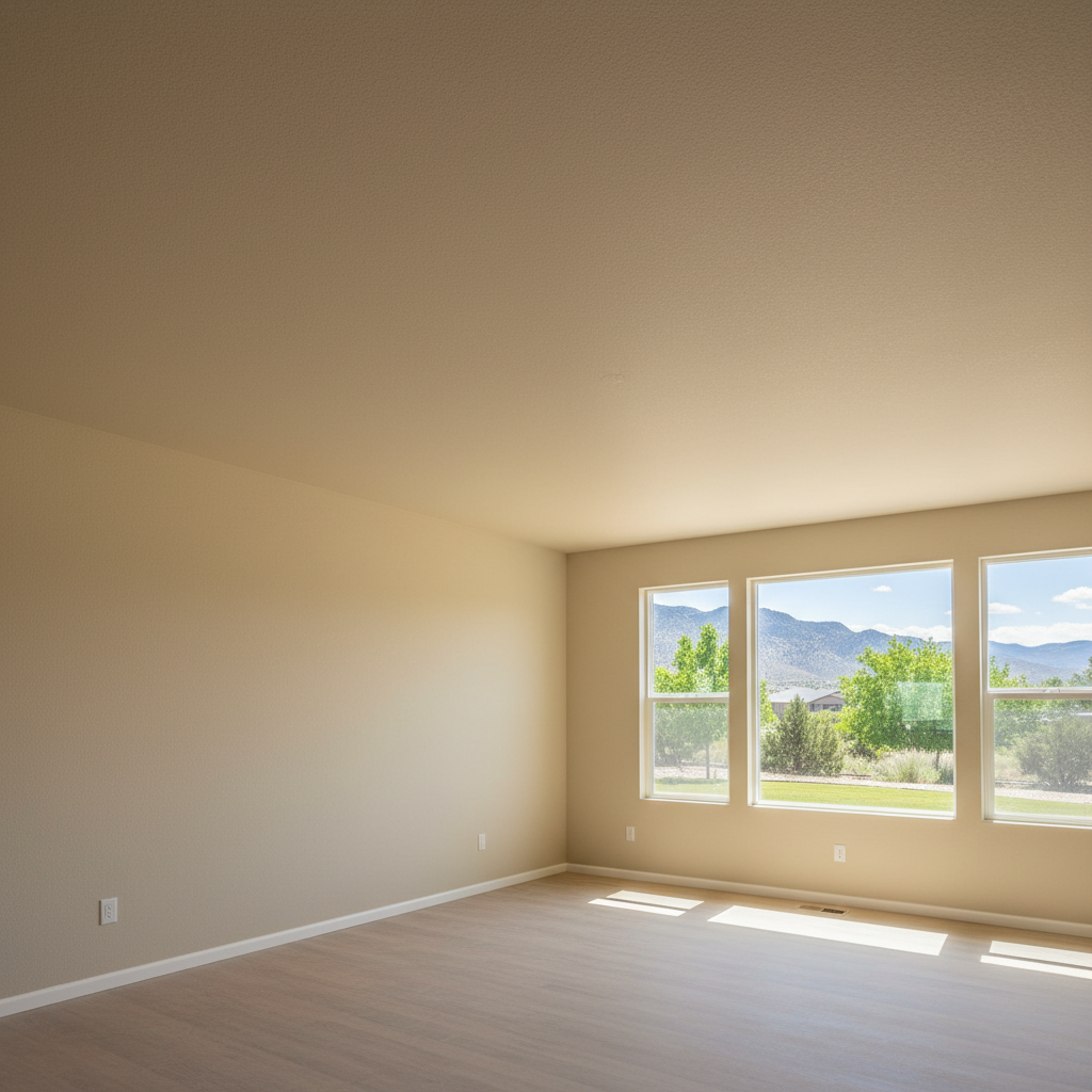 Completed drywall finishing work at a residential property in Provo, UT