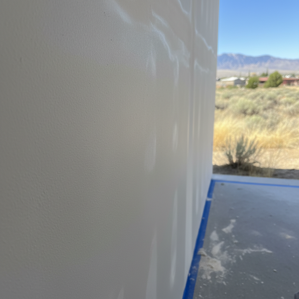 Completed drywall repair work at a residential property in West Jordan, UT