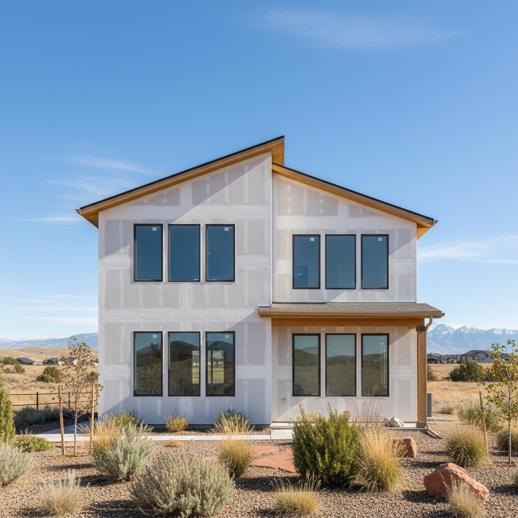Completed drywall finishing work at a residential property in South Jordan, UT