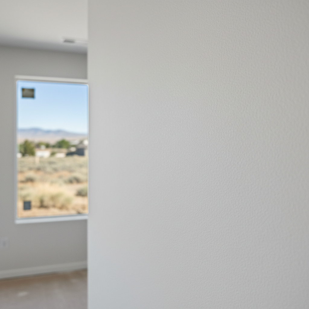 Completed drywall priming work at a residential property in South Jordan, UT