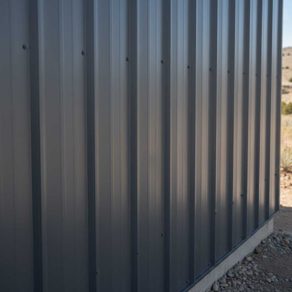 Completed metal siding work at a residential property in West Valley City, UT