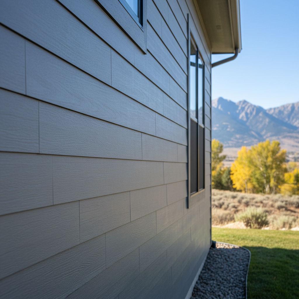 Completed siding installation work at a residential property in Provo, UT