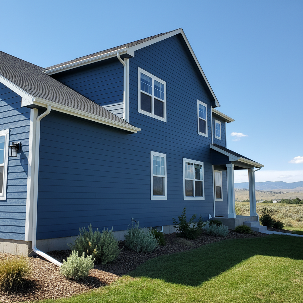 Completed siding replacement work at a residential property in West Jordan, UT