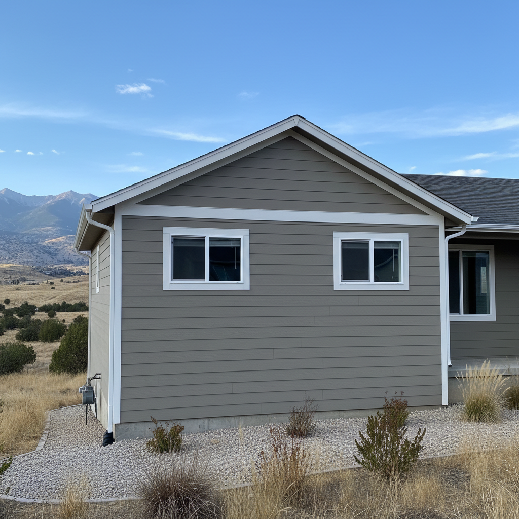 Completed james hardie siding work at a residential property in West Jordan, UT