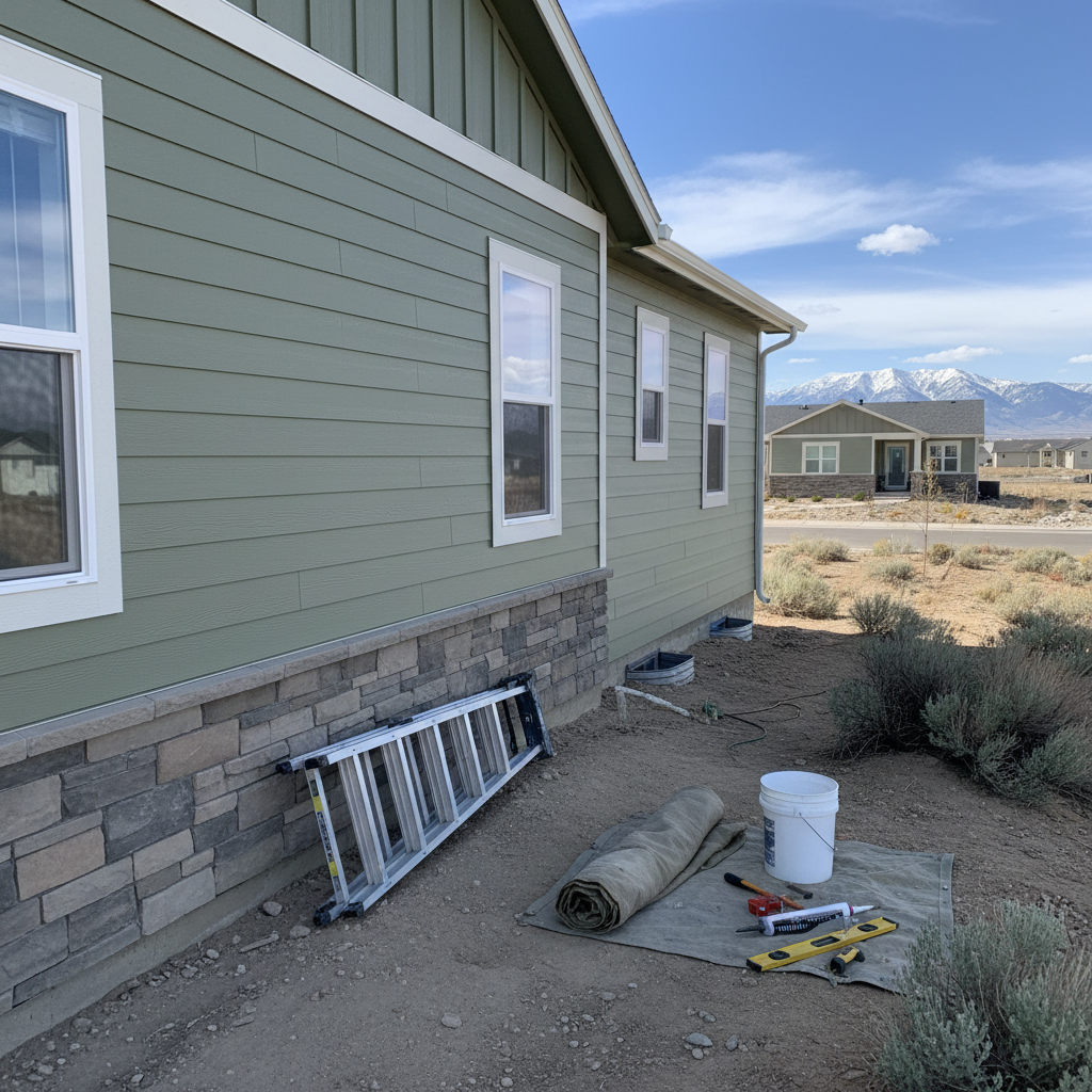 Completed siding inspection work at a residential property in South Jordan, UT
