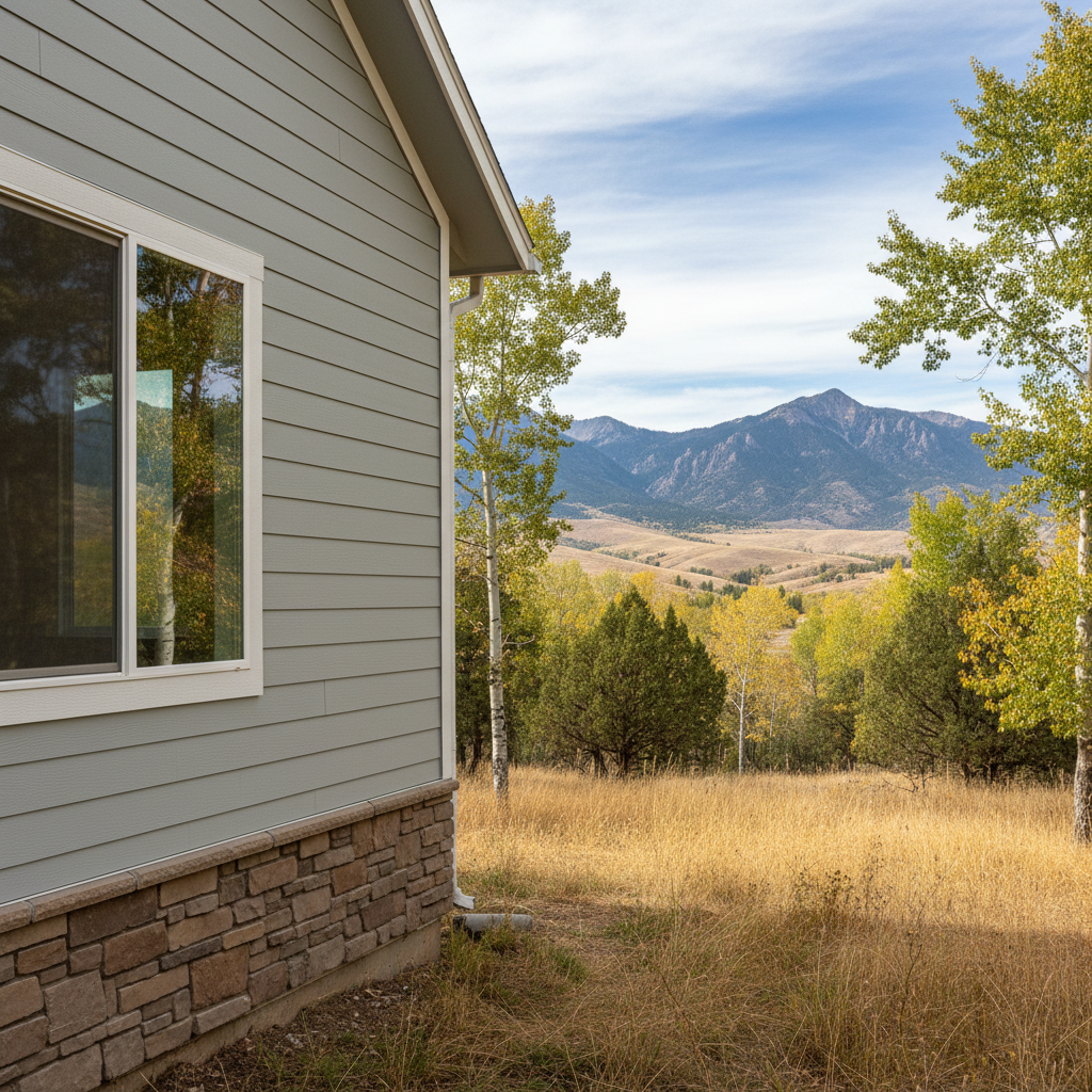 Completed siding installation work at a residential property in Millcreek, UT