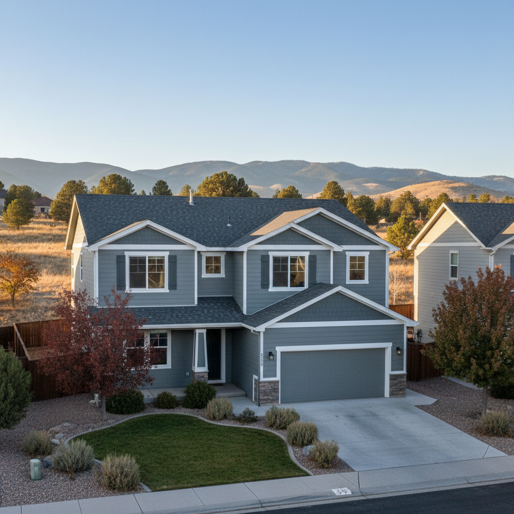 Completed siding replacement work at a residential property in Taylorsville, UT