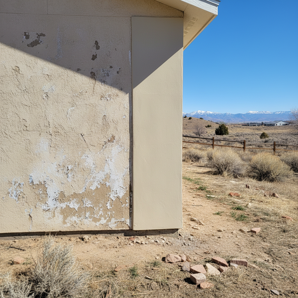 Completed stucco replacement work at a residential property in West Valley City, UT