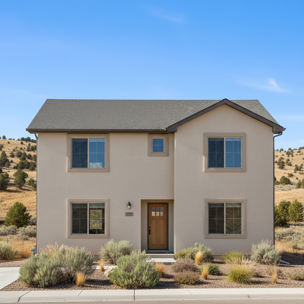 Completed stucco removal work at a residential property in Ogden, UT