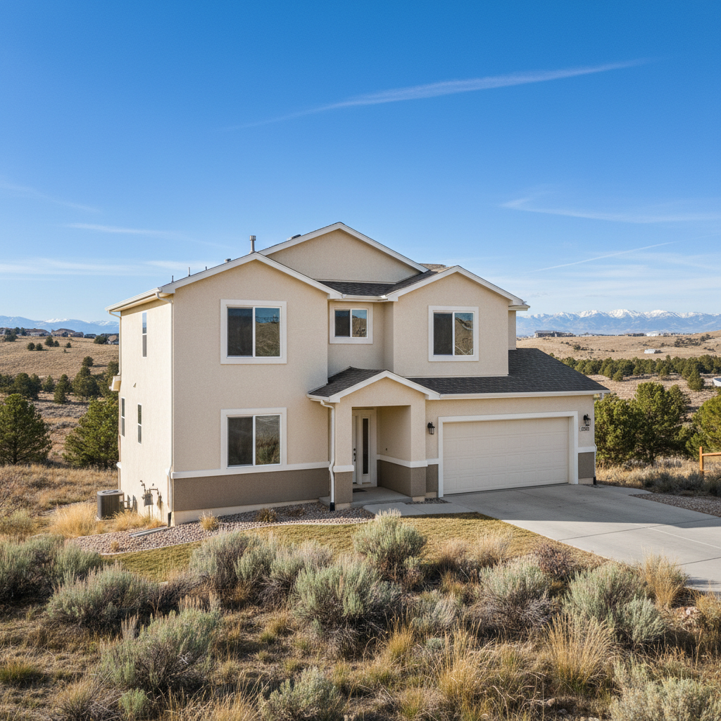 Completed commercial stucco work at a residential property in Layton, UT