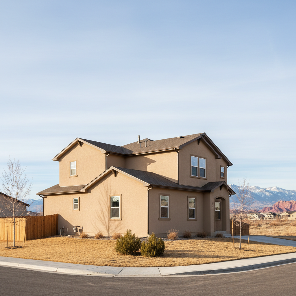 Completed eifs installation work at a residential property in South Jordan, UT
