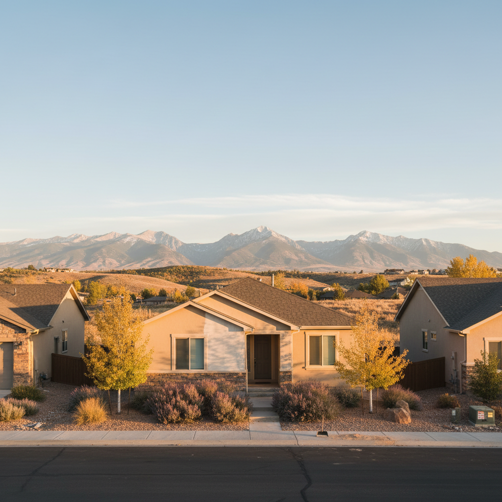 Completed stucco repair work at a residential property in Lehi, UT