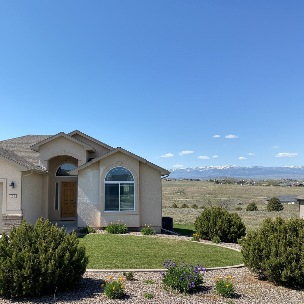 Completed stucco repair work at a residential property in Saratoga Springs, UT