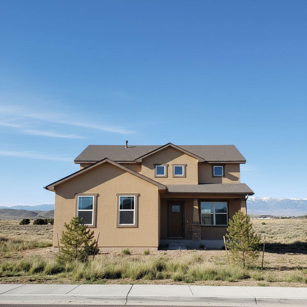 Completed eifs installation work at a residential property in Eagle Mountain, UT