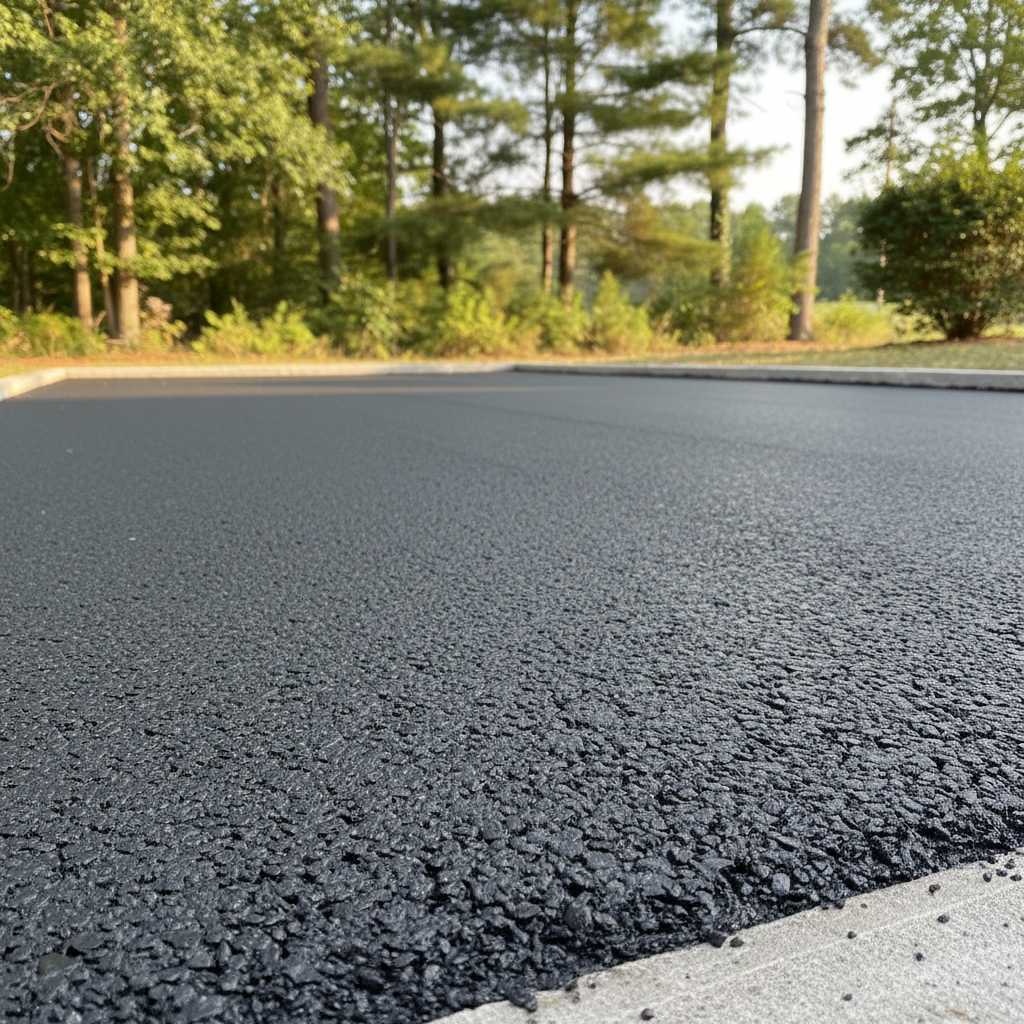 Completed commercial asphalt work at a residential property in Toms River, NJ
