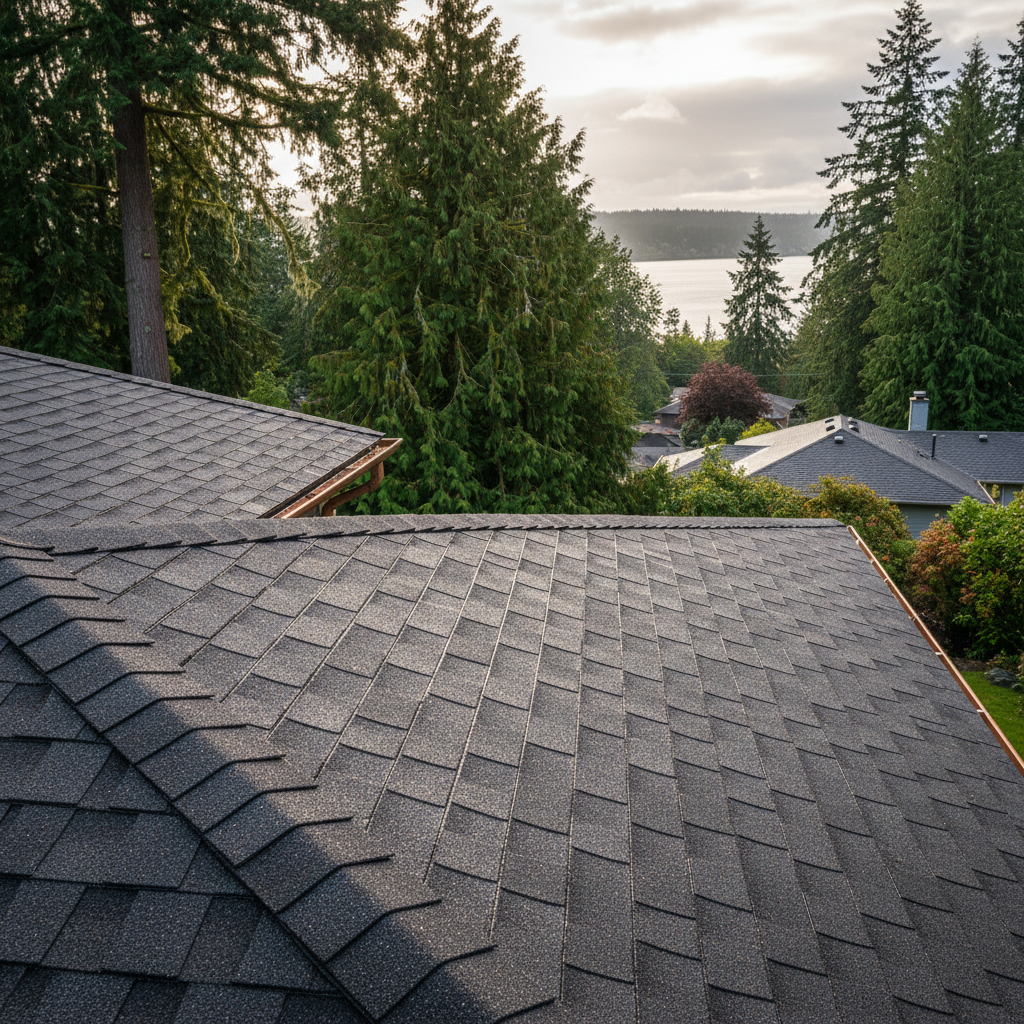 Completed roof inspection work at a residential property in Sammamish, WA