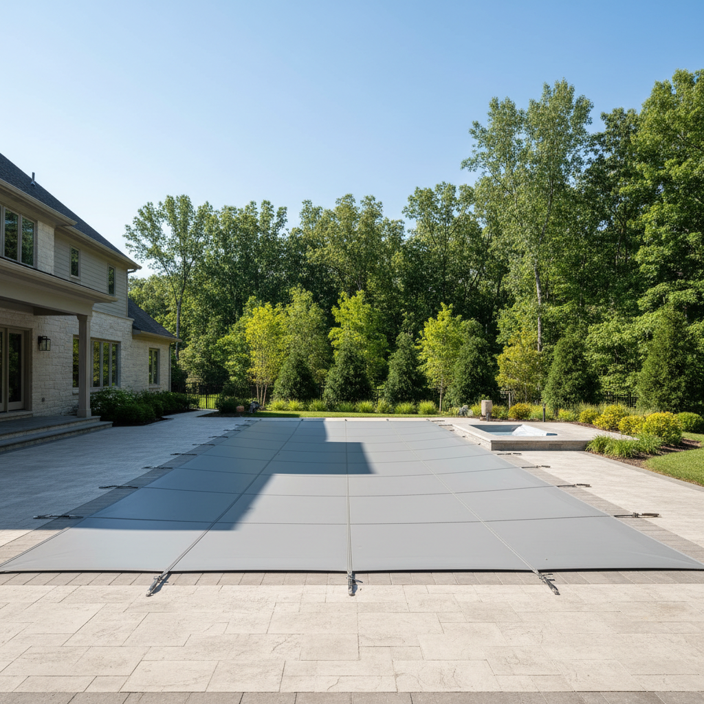 Completed automatic cover installation work at a residential property in Hendersonville, TN