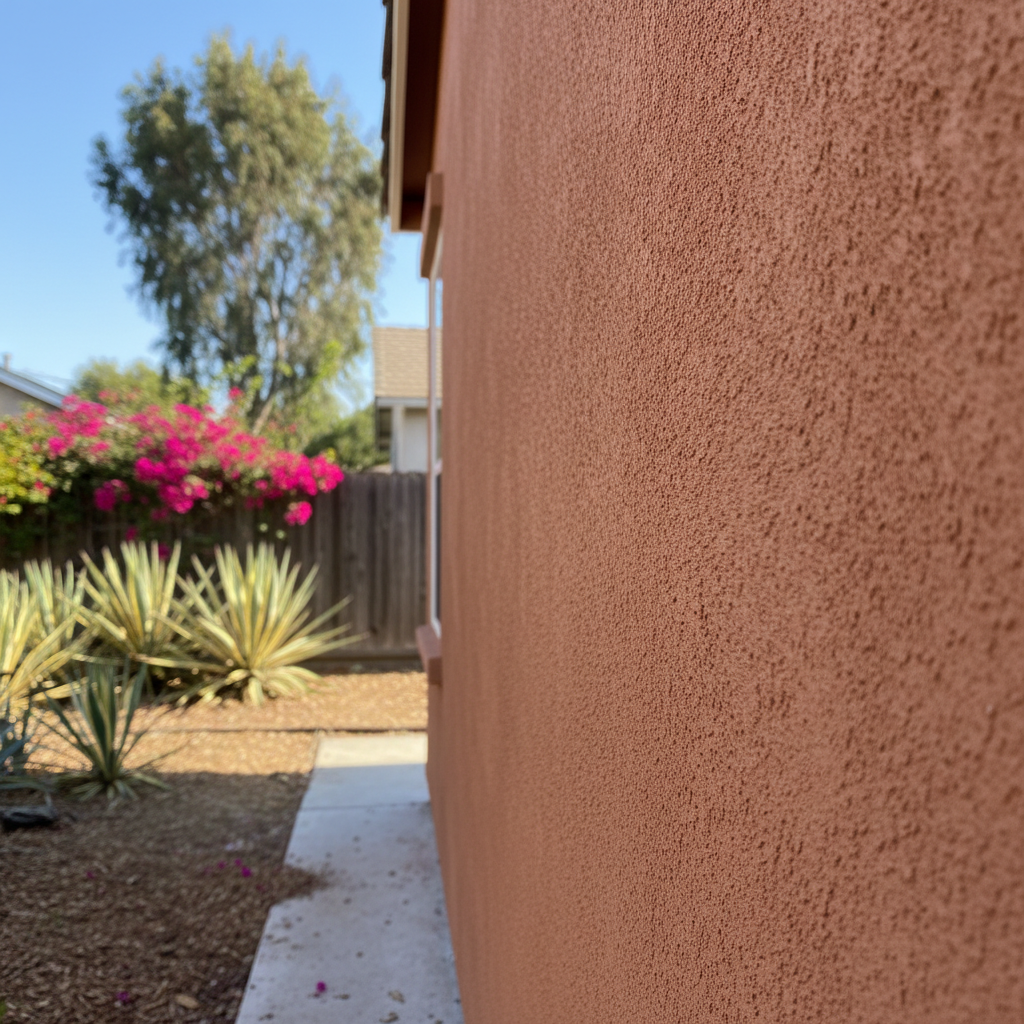 Completed stucco redashing work at a residential property in Arcadia, CA