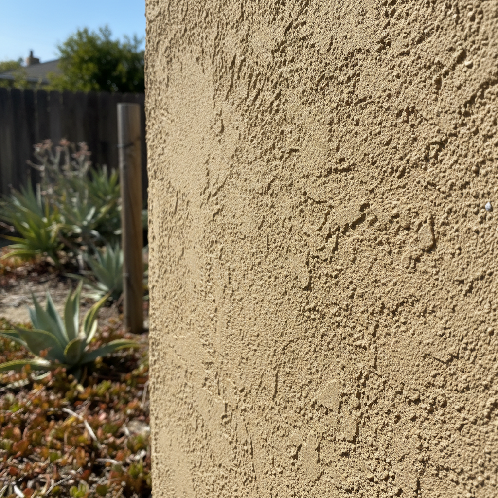 Completed stucco inspection work at a residential property in Santa Ana, CA