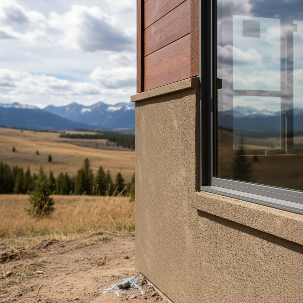 Completed exterior painting work at a residential property in Big Sky, MT