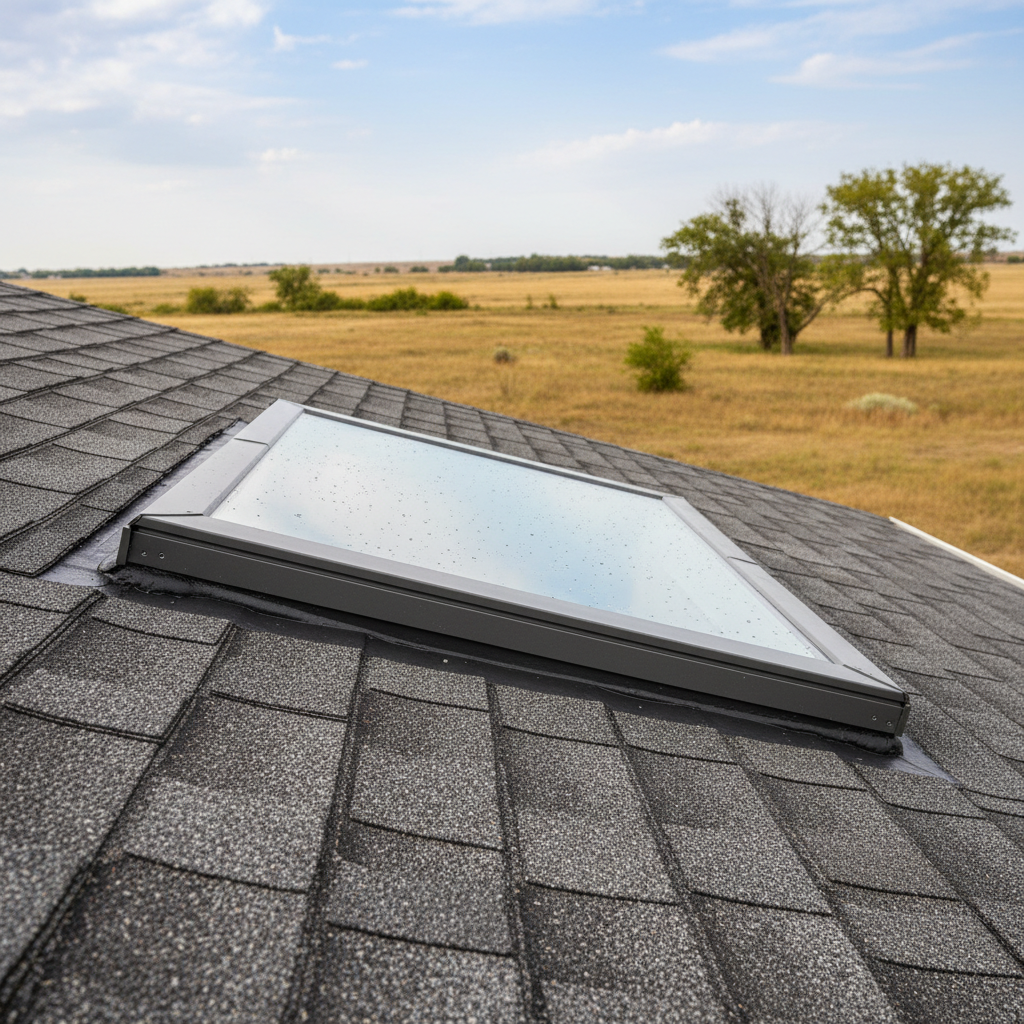 Completed skylight installation work at a residential property in Liberal, KS