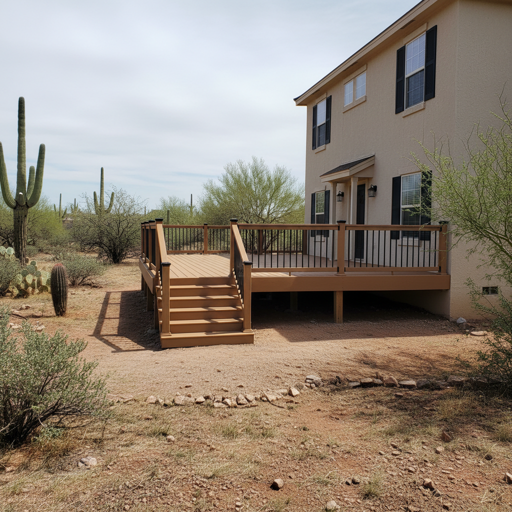 Deck Railing Installation