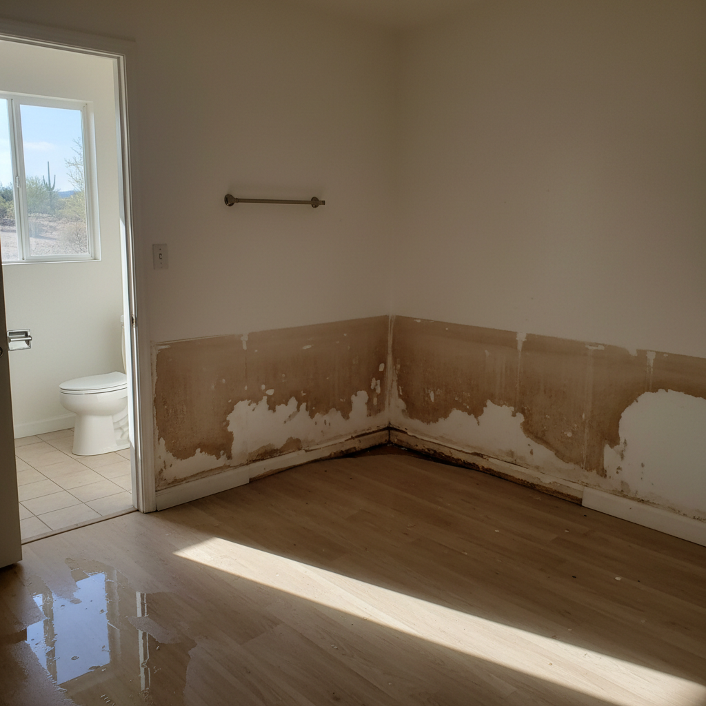 Water damage-related mold removal