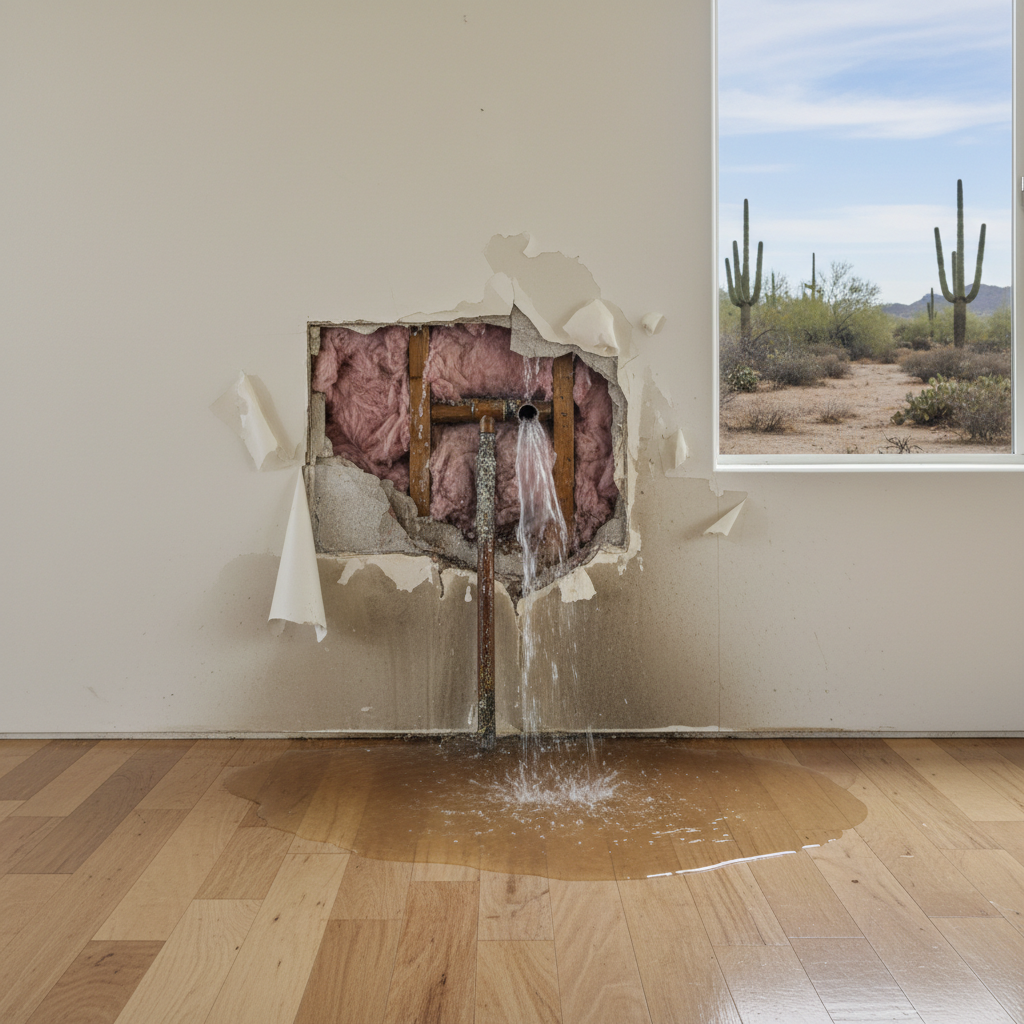 Burst Pipe Repair and Cleanup