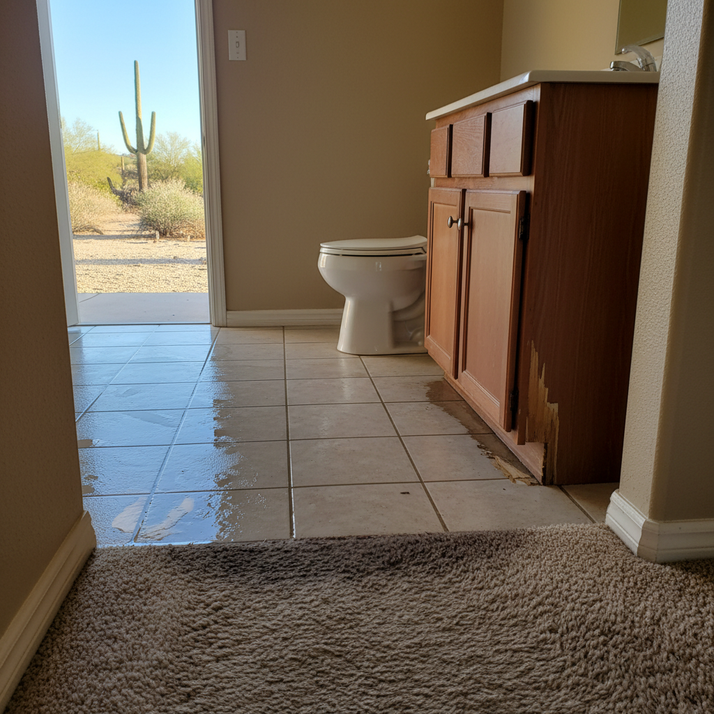 Toilet Overflow Cleanup
