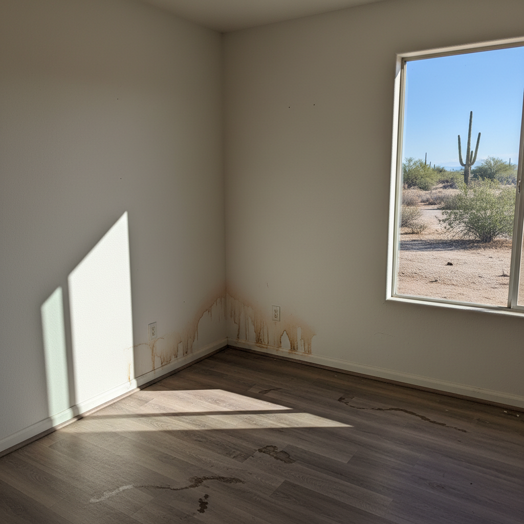 Water damage-related mold removal