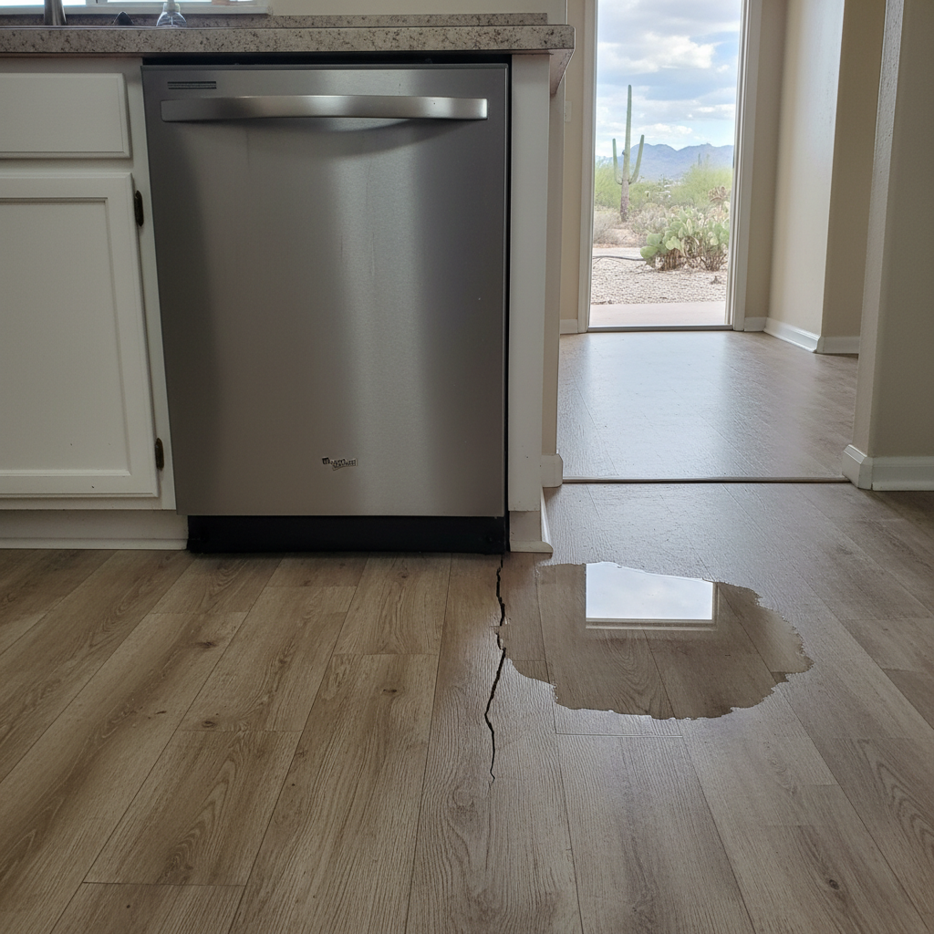 Appliance Leak Cleanup