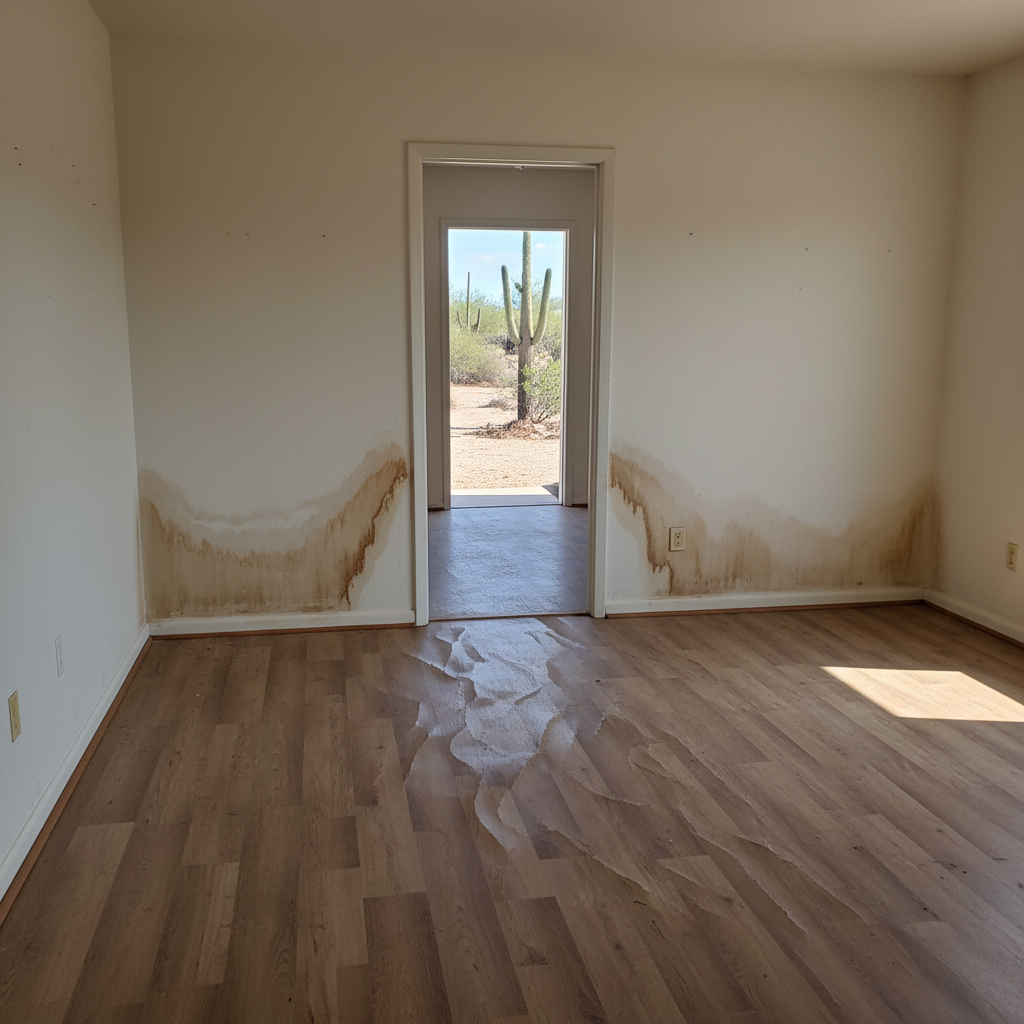 Water damage-related mold removal