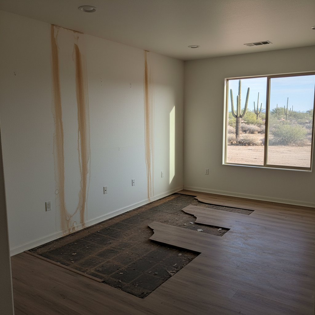 Roof Leak Water Damage Repair