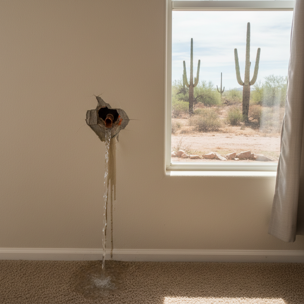 Burst Pipe Repair and Cleanup