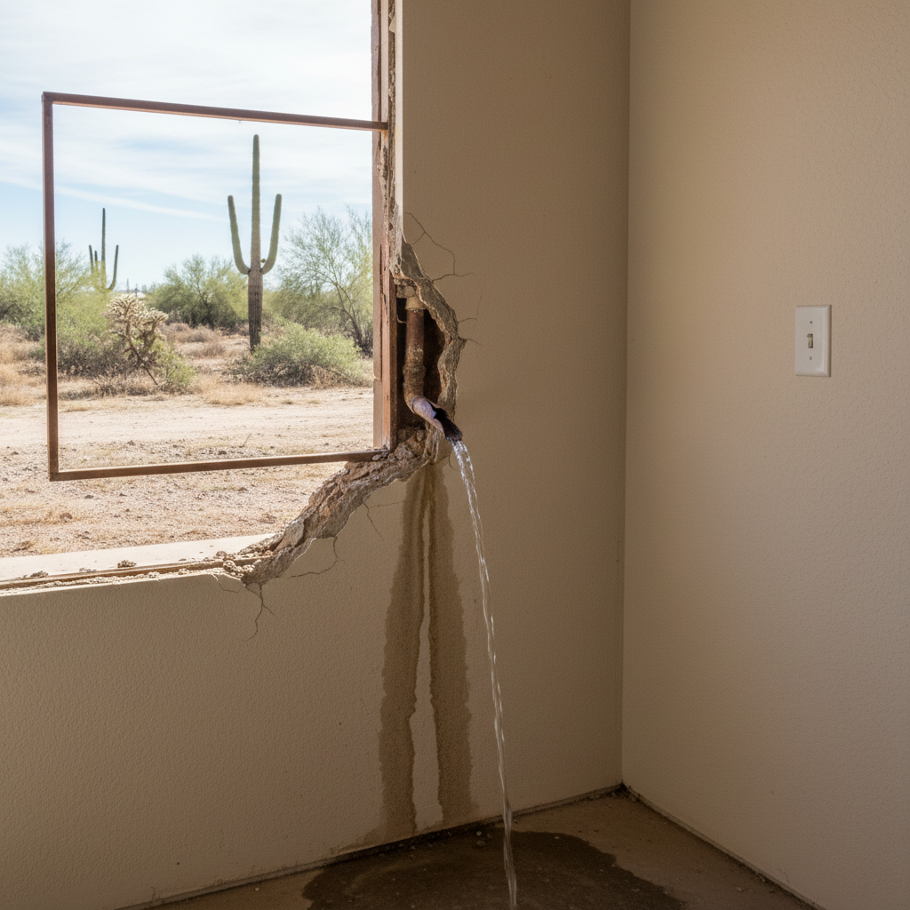 Burst Pipe Repair and Cleanup in Chandler