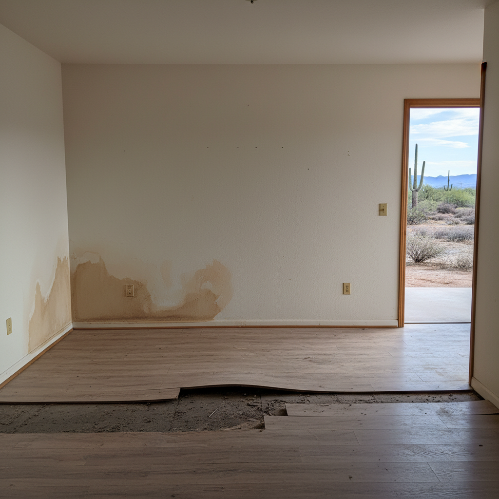 Roof Leak Water Damage Repair in El Mirage