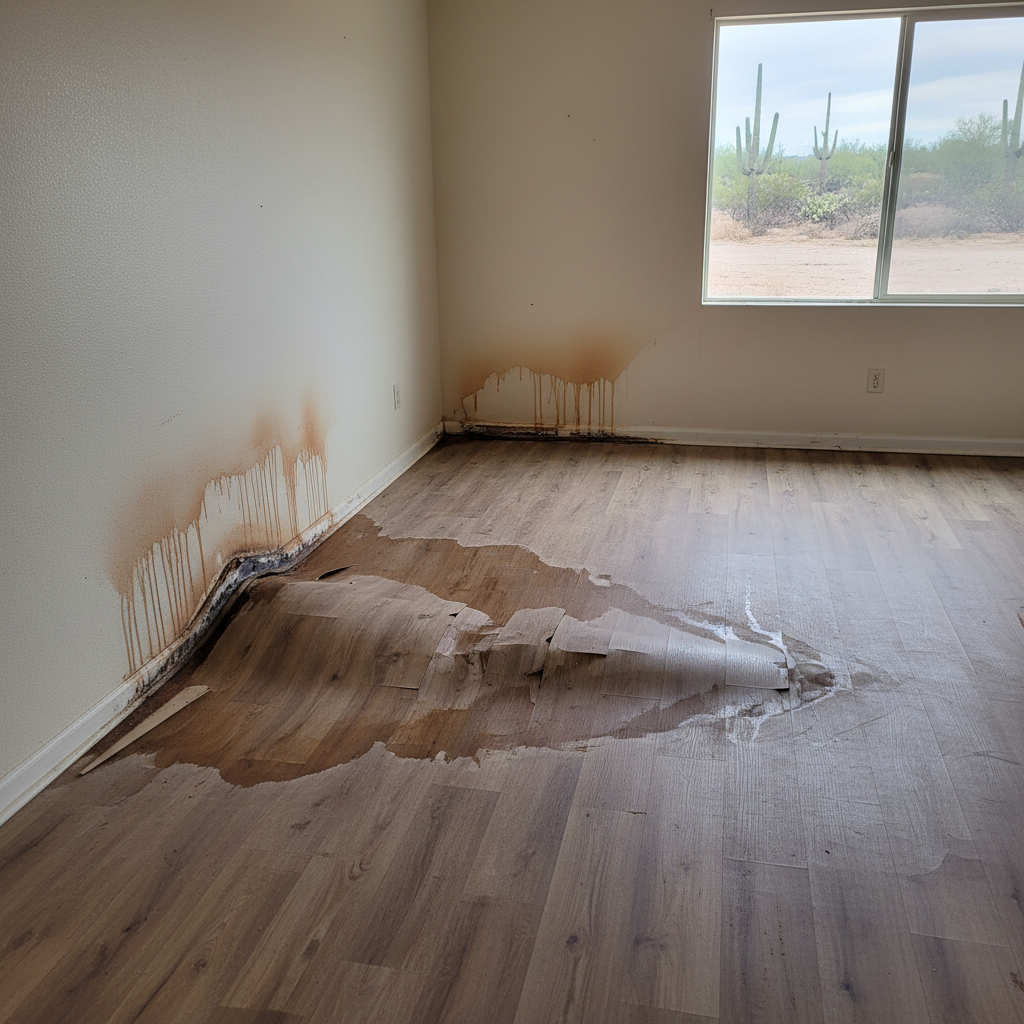 Water damage-related cleanup & repair