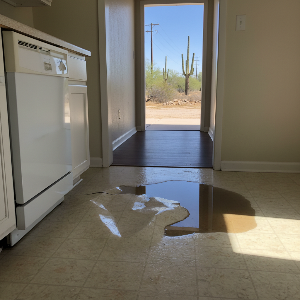 Appliance Leak Cleanup