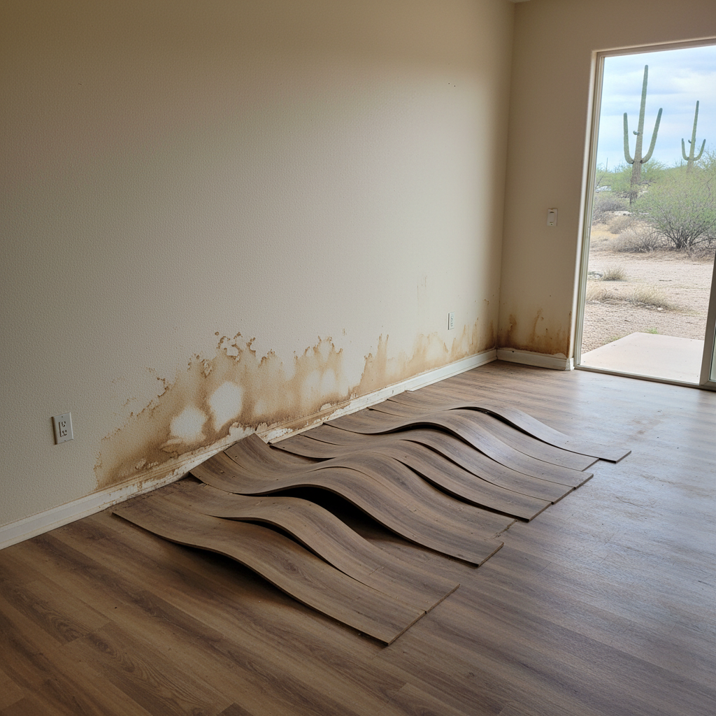Water damage-related cleanup & repair