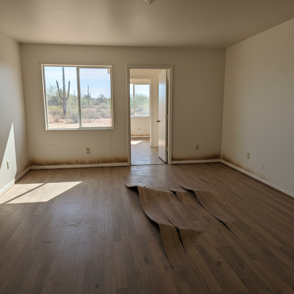 Water damage-related mold removal