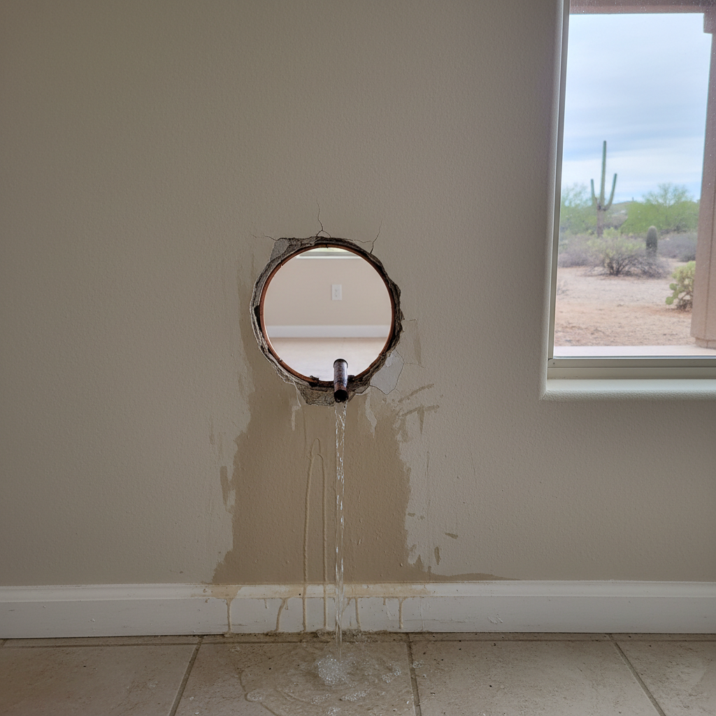 Burst Pipe Repair and Cleanup