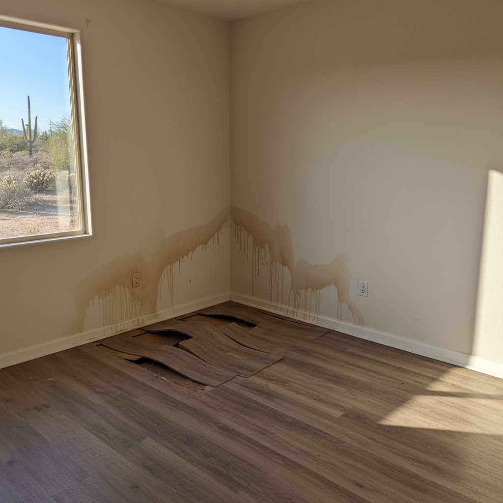 Roof Leak Water Damage Repair