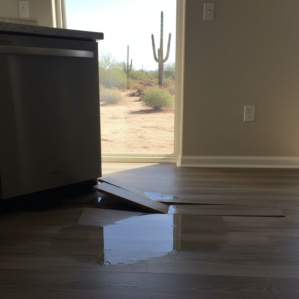 Appliance Leak Cleanup