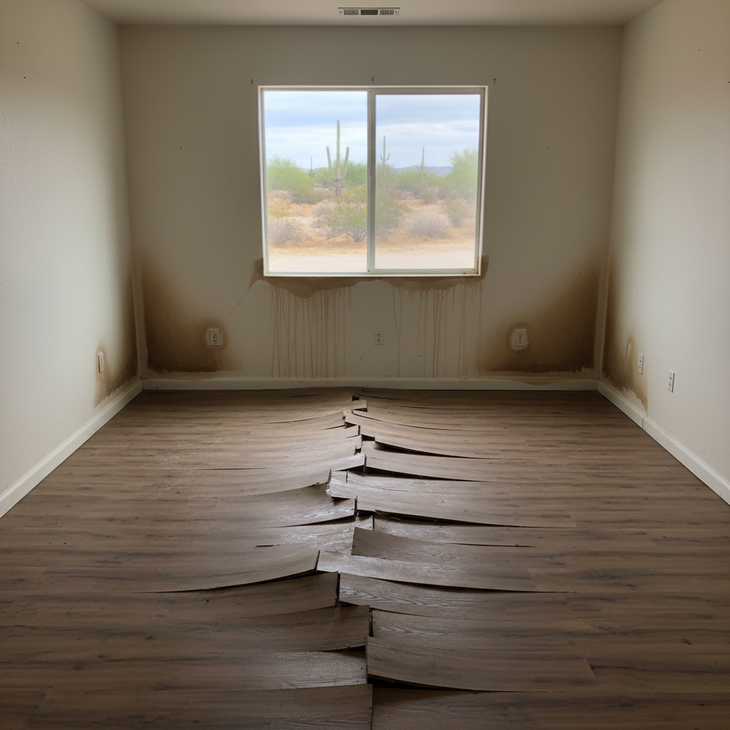 Roof Leak Water Damage Repair