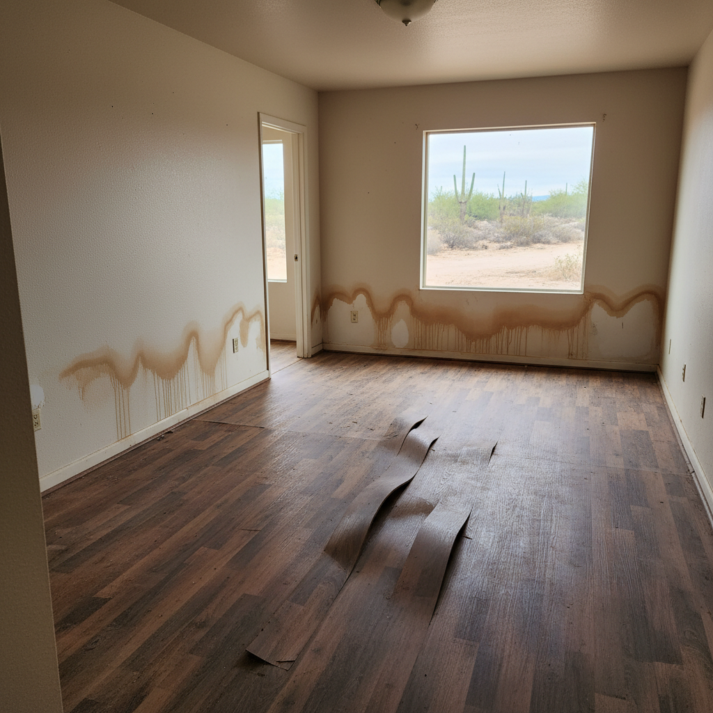 Water damage-related mold removal