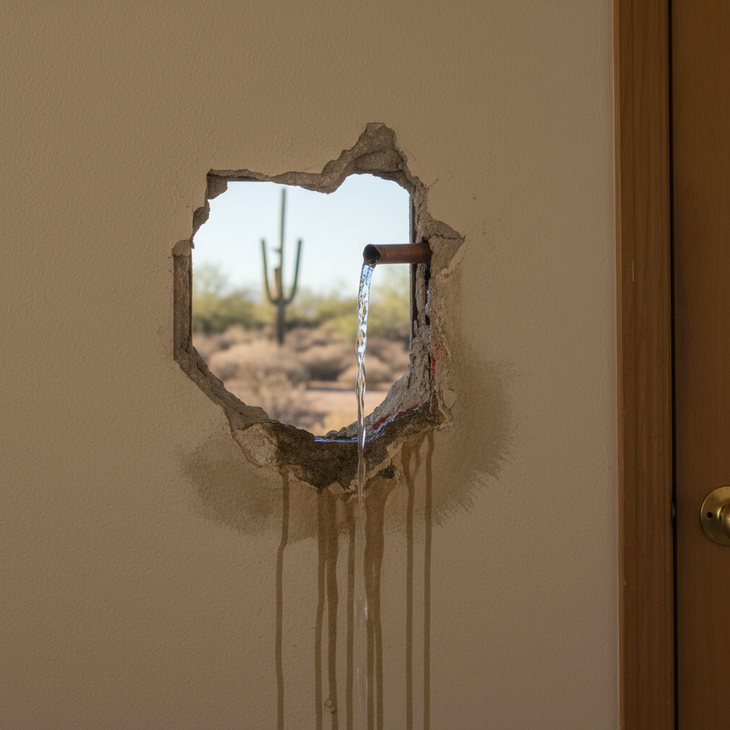 Burst Pipe Repair and Cleanup