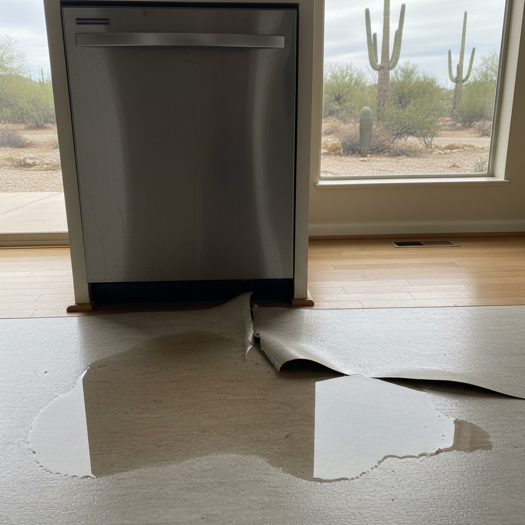 Appliance Leak Cleanup