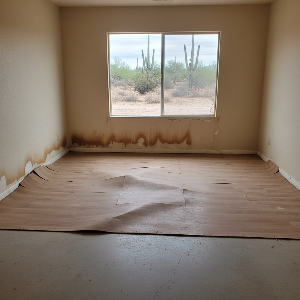 Roof Leak Water Damage Repair in Glendale