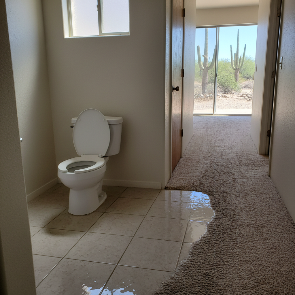 Toilet Overflow Cleanup