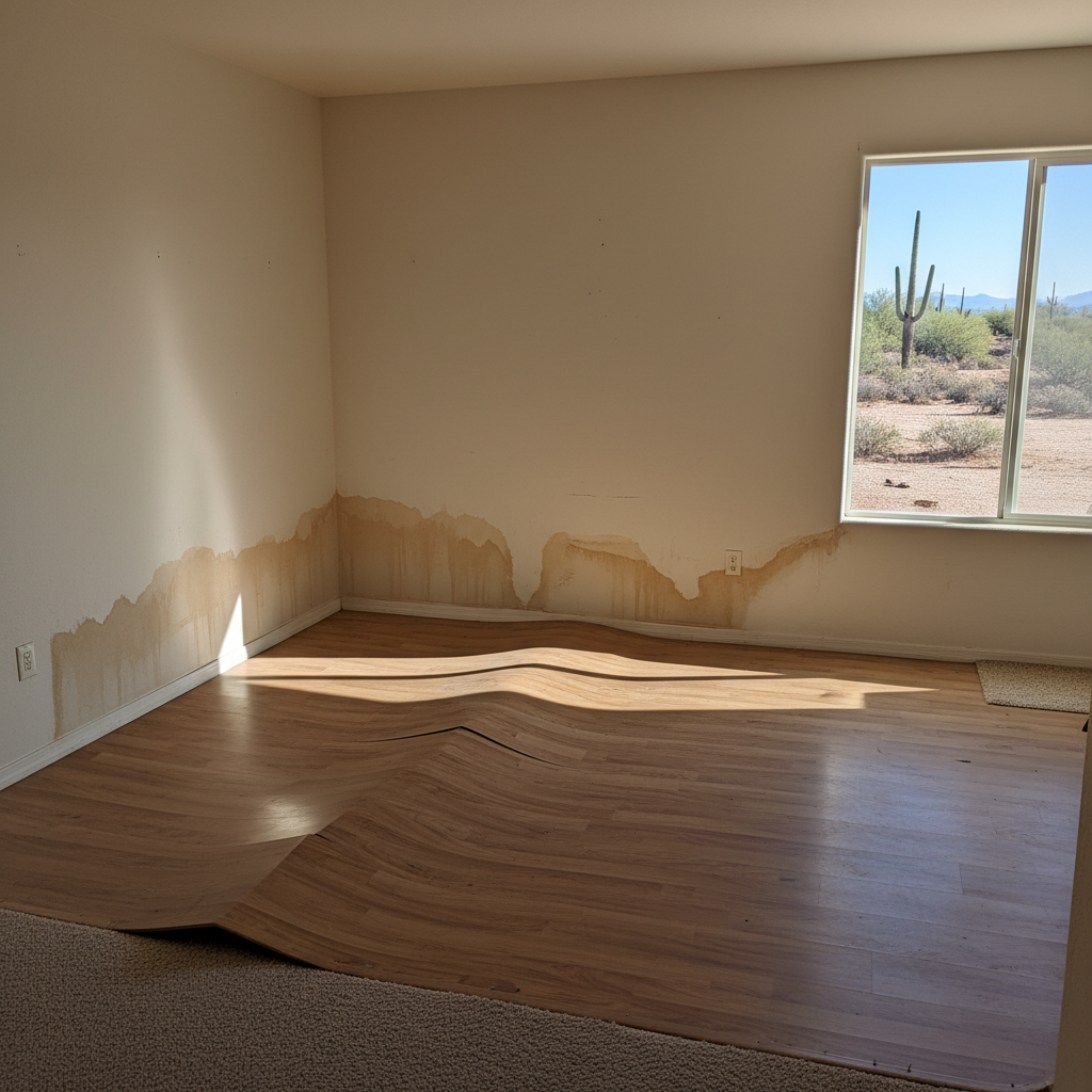 Water damage-related mold removal